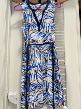 tommy bahama cotton clip jacquard cover-up shirt dress Tommy Bahama Diamond Clip Jacquard Tiered Swim Cover Up Dress Womens M